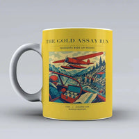 Thumbnail for VINTAGE G4415 - The Gold Assay Run - Ceramic Mug design on yellow