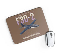 Thumbnail for F3D-2 Skyknight design on brown rectangle mouse pad