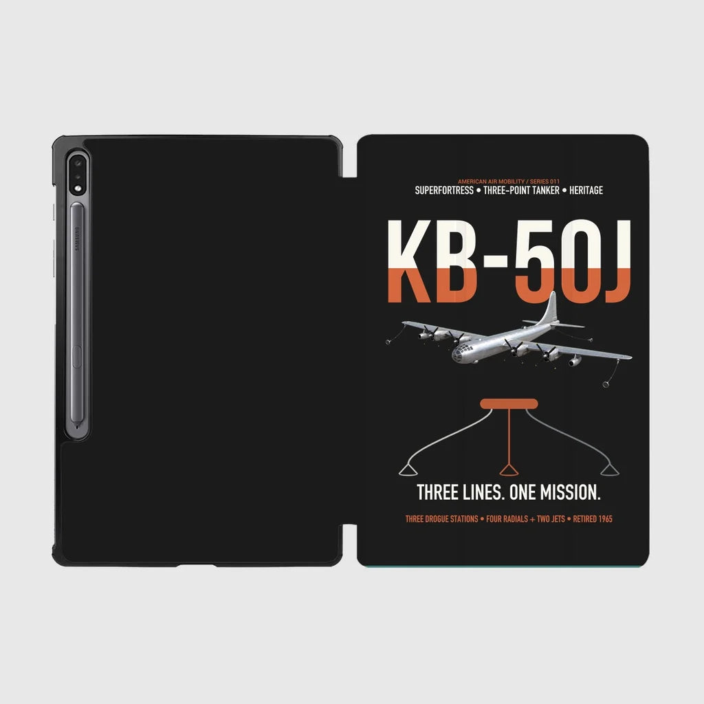 KB-50J Superfortress design on black samsung tablet tablet case