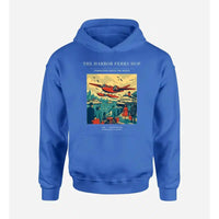 Thumbnail for VINTAGE G4361 - The Harbor Ferry Hop - Premium Hoodie design on blue premium