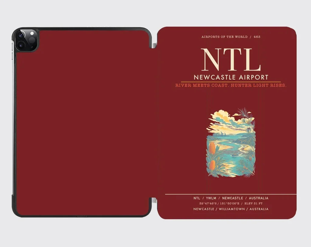 Newcastle Airport NTL - Dark Red