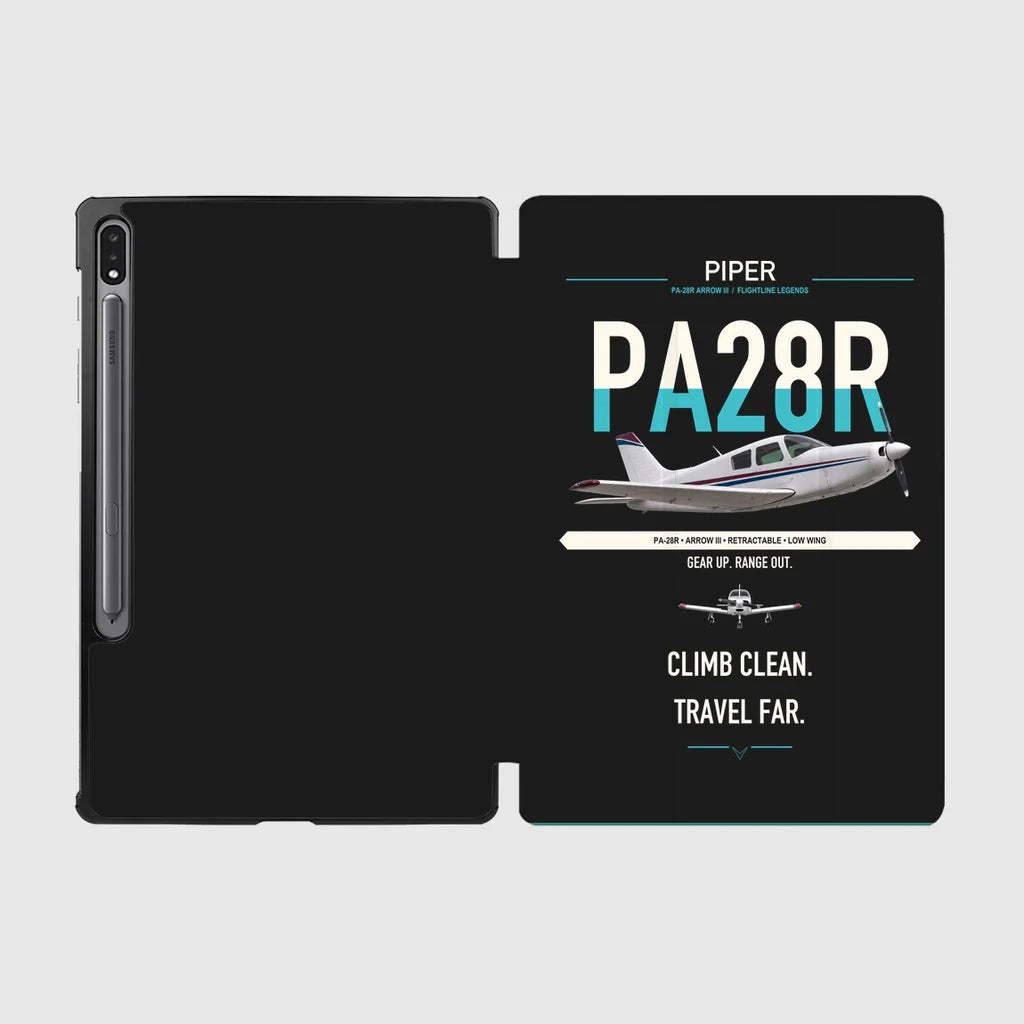 Piper PA-28R Arrow III design on black samsung tablet tablet case
