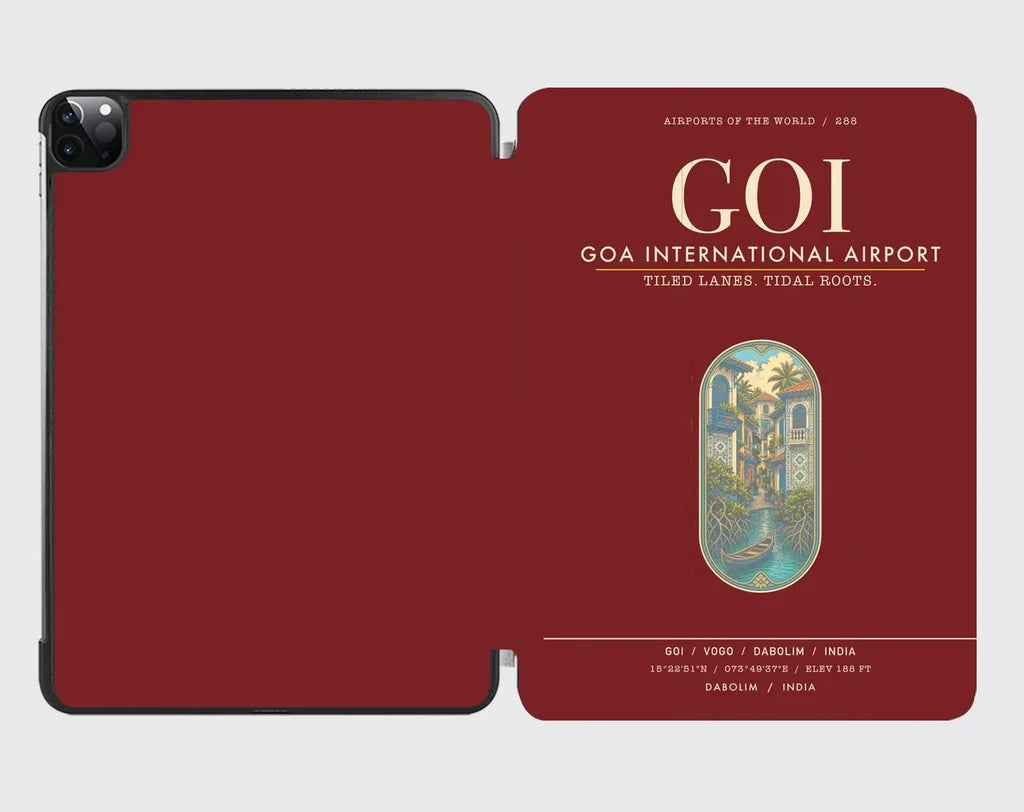Goa International Airport Dabolim GOI - Dark Red