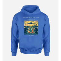 Thumbnail for VINTAGE G4525 - The Night Flare Path - Premium Hoodie design on blue premium
