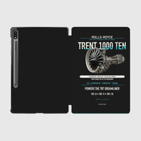 Thumbnail for TRENT 1000 TEN design on black samsung tablet tablet case