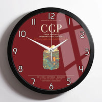 Thumbnail for Shah Amanat International Airport Chattogram CGP Wall-Clock Framed - Dark Red