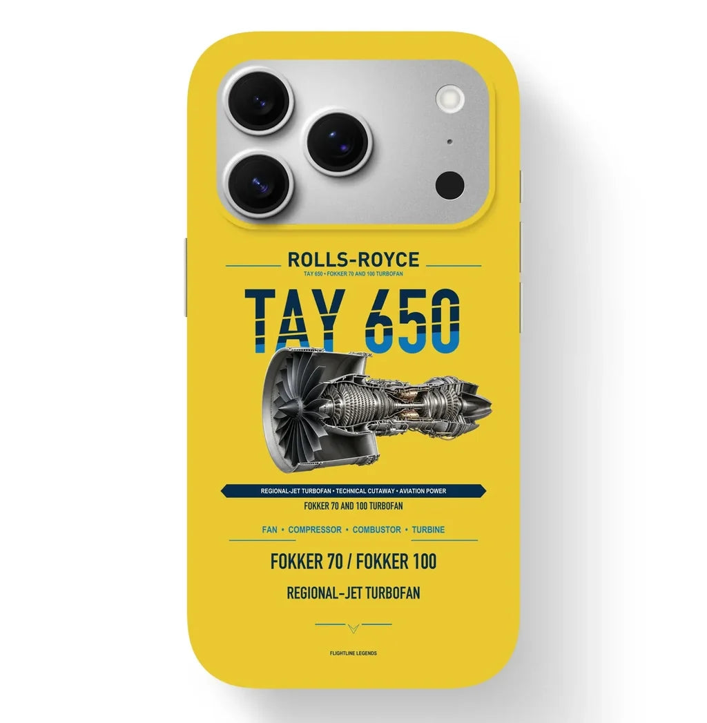 TAY 650 Case design on yellow iphone case