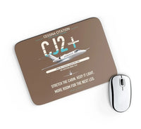 Thumbnail for Cessna Citation CJ2+ design on brown rectangle mouse pad