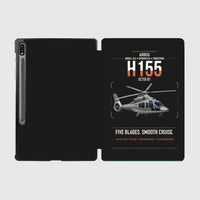 Thumbnail for Airbus H155 EC155 B1 design on black samsung tablet tablet case