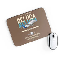 Thumbnail for Airbus BelugaXL / A330-743L design on brown rectangle mouse pad