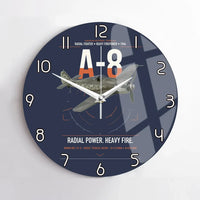 Thumbnail for Focke-Wulf Fw 190A-8 design on navy blue no frame wall clock