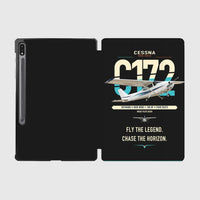 Thumbnail for Cessna 172 Skyhawk design on black samsung tablet tablet case
