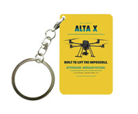 Thumbnail for Freefly Alta X Key Chain design on yellow key chain