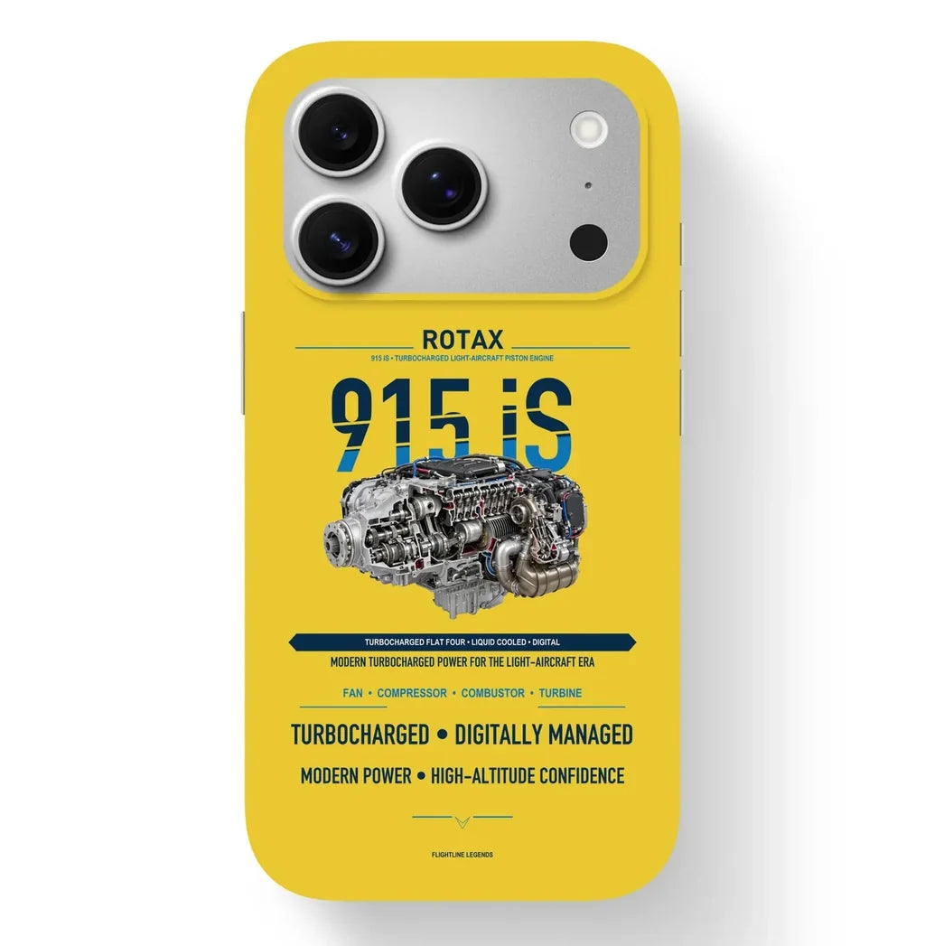 915 iS Case design on yellow iphone case