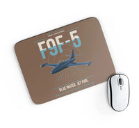 Thumbnail for F9F-5 Panther design on brown rectangle mouse pad