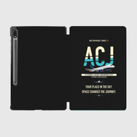 Thumbnail for Airbus ACJ TwoTwenty design on black samsung tablet tablet case