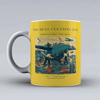 Thumbnail for VINTAGE G4273 - The Hull Cleaning Day - Ceramic Mug design on yellow