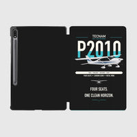 Thumbnail for Tecnam P2010 design on black samsung tablet tablet case