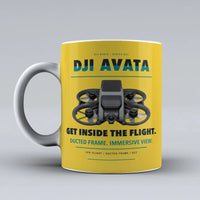 Thumbnail for Avata Mug design on yellow dji