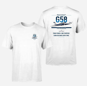 Double-Side Printing — Beechcraft Baron G58 Double-Side T-Shirt
