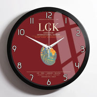 Thumbnail for Langkawi International Airport LGK Wall-Clock Framed - Dark Red