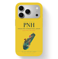 Thumbnail for Phnom Penh Airport (PNH) design on yellow iPhone 17 Pro MagSafe case