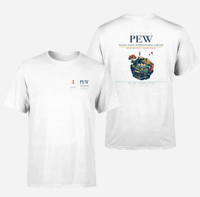 Double-Side Printing — Bacha Khan International Airport (PEW) Double-Side T-Shirt