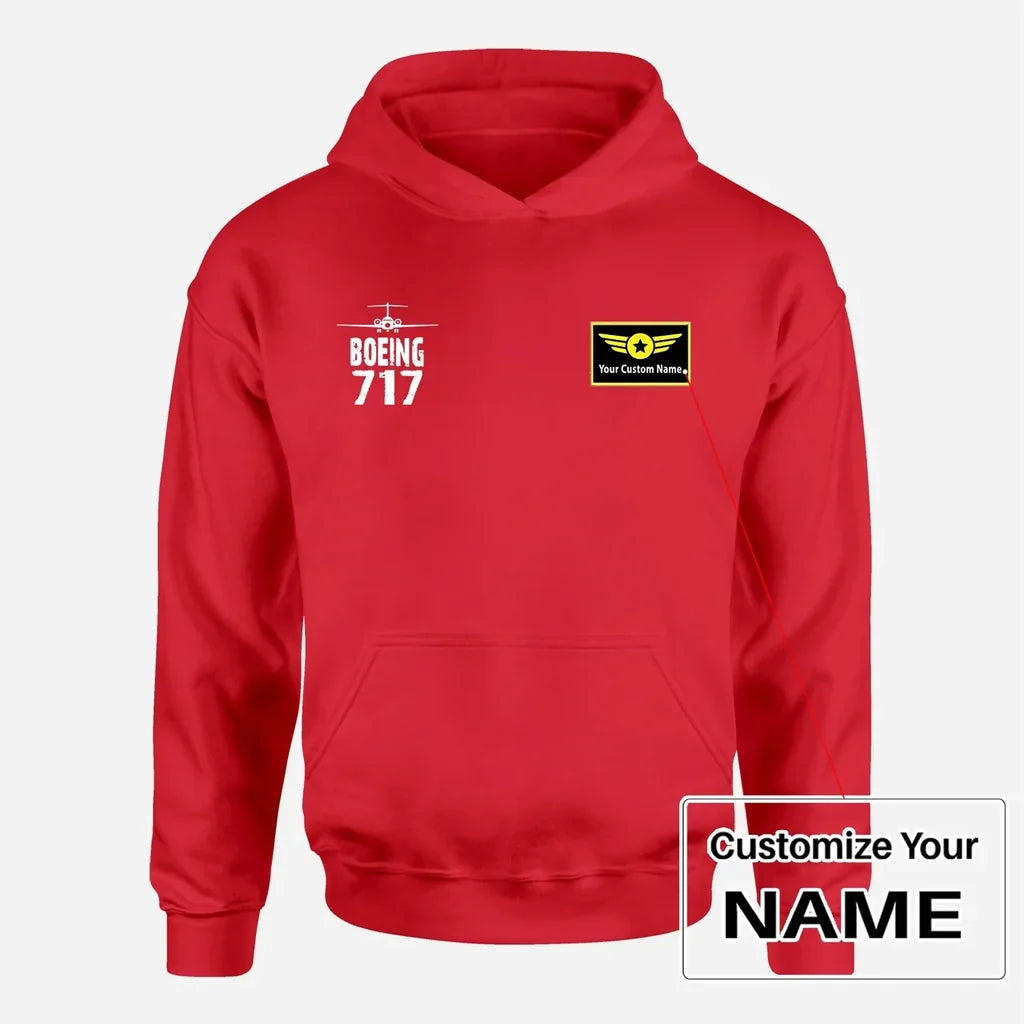 Customisable Boeing 717 Hoodie - view 17
