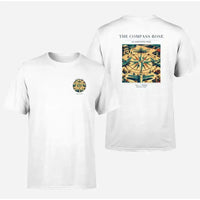 Thumbnail for VINTAGE G4139 - The Compass Rose - Double-Side T-Shirt design on white double side t shirt