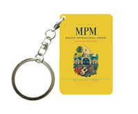 Thumbnail for Maputo International Airport MPM Key Chain design on yellow key chain