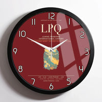 Thumbnail for Luang Prabang International Airport LPQ Wall-Clock Framed - Dark Red