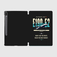 Thumbnail for Embraer E190-E2 design on black samsung tablet tablet case