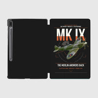 Thumbnail for Supermarine Spitfire Mk IX design on black samsung tablet tablet case