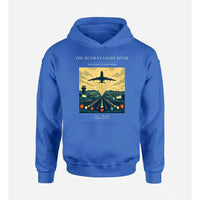 Thumbnail for VINTAGE G4303 - The Runway Light River - Premium Hoodie design on blue premium