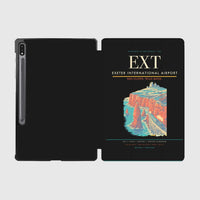 Thumbnail for Exeter International Airport (EXT) design on black samsung tablet tablet case