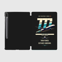 Thumbnail for Boeing 777-300ER design on black samsung tablet tablet case