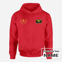 Thumbnail for Customisable Leaf & Airplane Hoodie - view 17