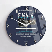 Thumbnail for FJ44-4 design on navy blue no frame wall clock
