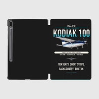 Thumbnail for Daher Kodiak 100 Series III design on black samsung tablet tablet case