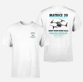 Double-Side Printing — DJI Matrice 30 Drone Double-Side T-Shirt