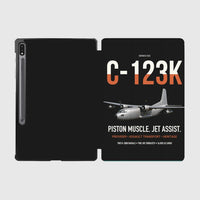 Thumbnail for C-123K Provider design on black samsung tablet tablet case