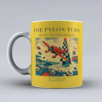 Thumbnail for VINTAGE G4156 - The Pylon Turn - Ceramic Mug design on yellow