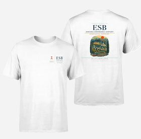 Double-Side Printing — Ankara Esenboga Airport (ESB) Double-Side T-Shirt