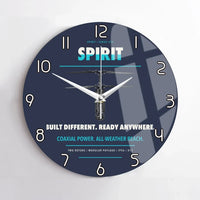 Thumbnail for Ascent AeroSystems Spirit design on navy blue no frame wall clock