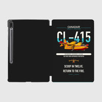 Thumbnail for Canadair CL-415 design on black samsung tablet tablet case