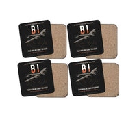 Thumbnail for Avro Lancaster B I design on black 4 pieces set coaster