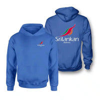 Thumbnail for Sri Lankan Airlines logo on blue double side hoodie