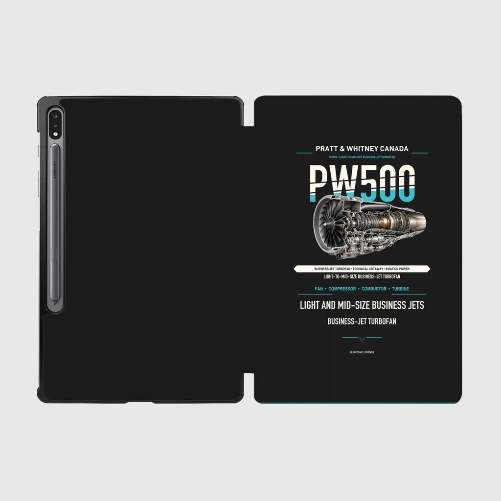 PW500 design on black samsung tablet tablet case