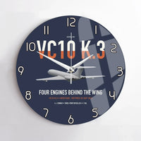 Thumbnail for Vickers VC10 K.3 design on navy blue no frame wall clock