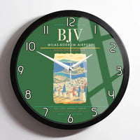 Thumbnail for Milas-Bodrum Airport BJV Wall-Clock Framed - Green
